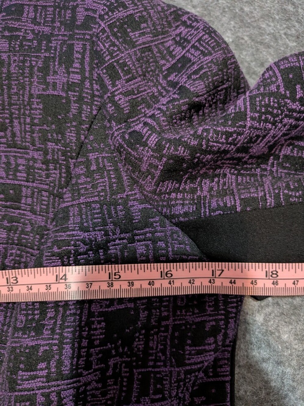 Mary Kay Purple and Black Patterned Blazer by Twinhill - Picture 11 of 14